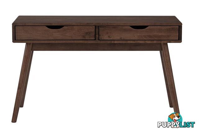 LAMAR Console Table with 2 Drawers 122cm - Walnut - 134044 - 9334719000602