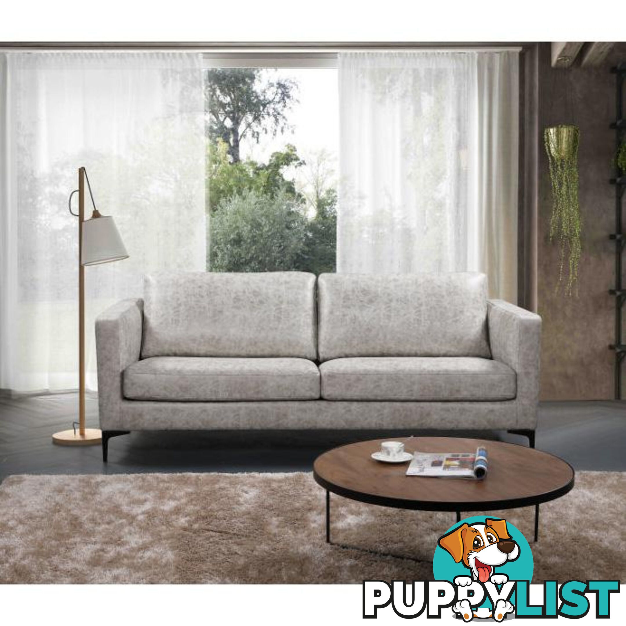 RYLAN 3 Seater Sofa - Taupe Grey - BO-6904-9-01 - 9334719001159