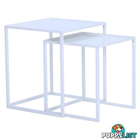 CARIAD Nest of 2 Tables  - White - 130020 - 9334719004648