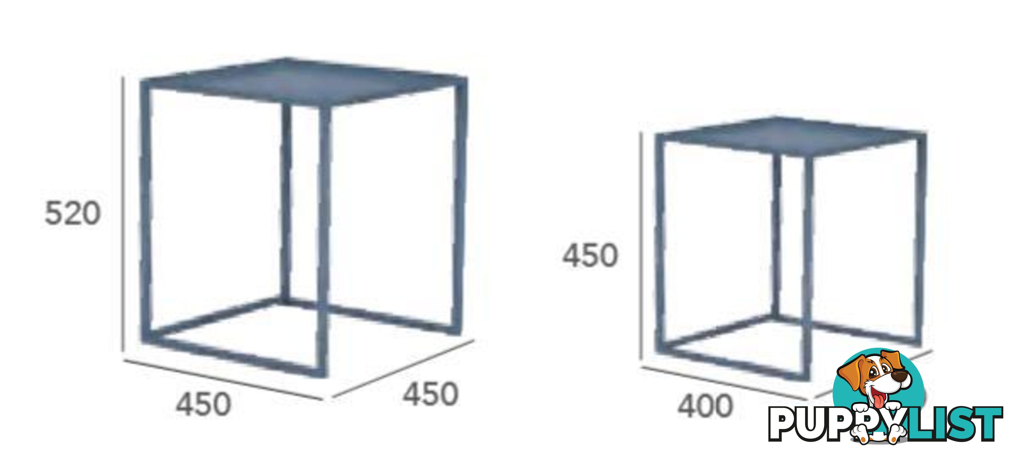 CARIAD Nest of 2 Tables  - White - 130020 - 9334719004648