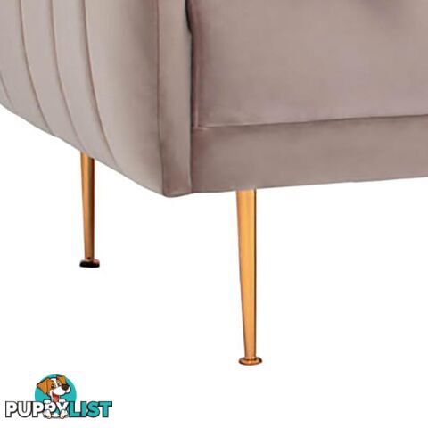 SUPRA 3 Seater Sofa - Burlywood Colour - 233122 - 9334719002323