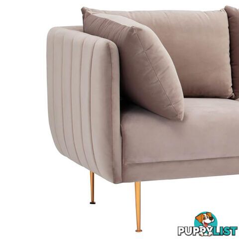 SUPRA 3 Seater Sofa - Burlywood Colour - 233122 - 9334719002323