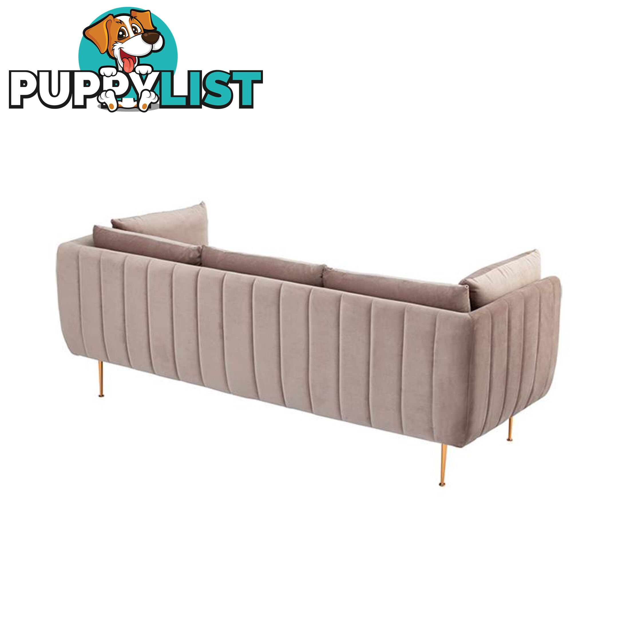 SUPRA 3 Seater Sofa - Burlywood Colour - 233122 - 9334719002323