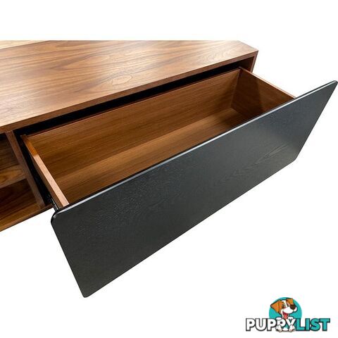 BROOKS TV Entertainment Unit 1.8M - Walnut - MI-BH376 - 9334719006581