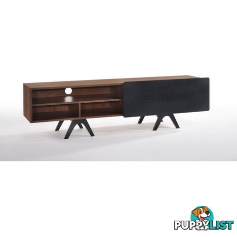 BROOKS TV Entertainment Unit 1.8M - Walnut - MI-BH376 - 9334719006581