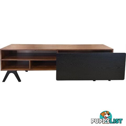 BROOKS TV Entertainment Unit 1.8M - Walnut - MI-BH376 - 9334719006581