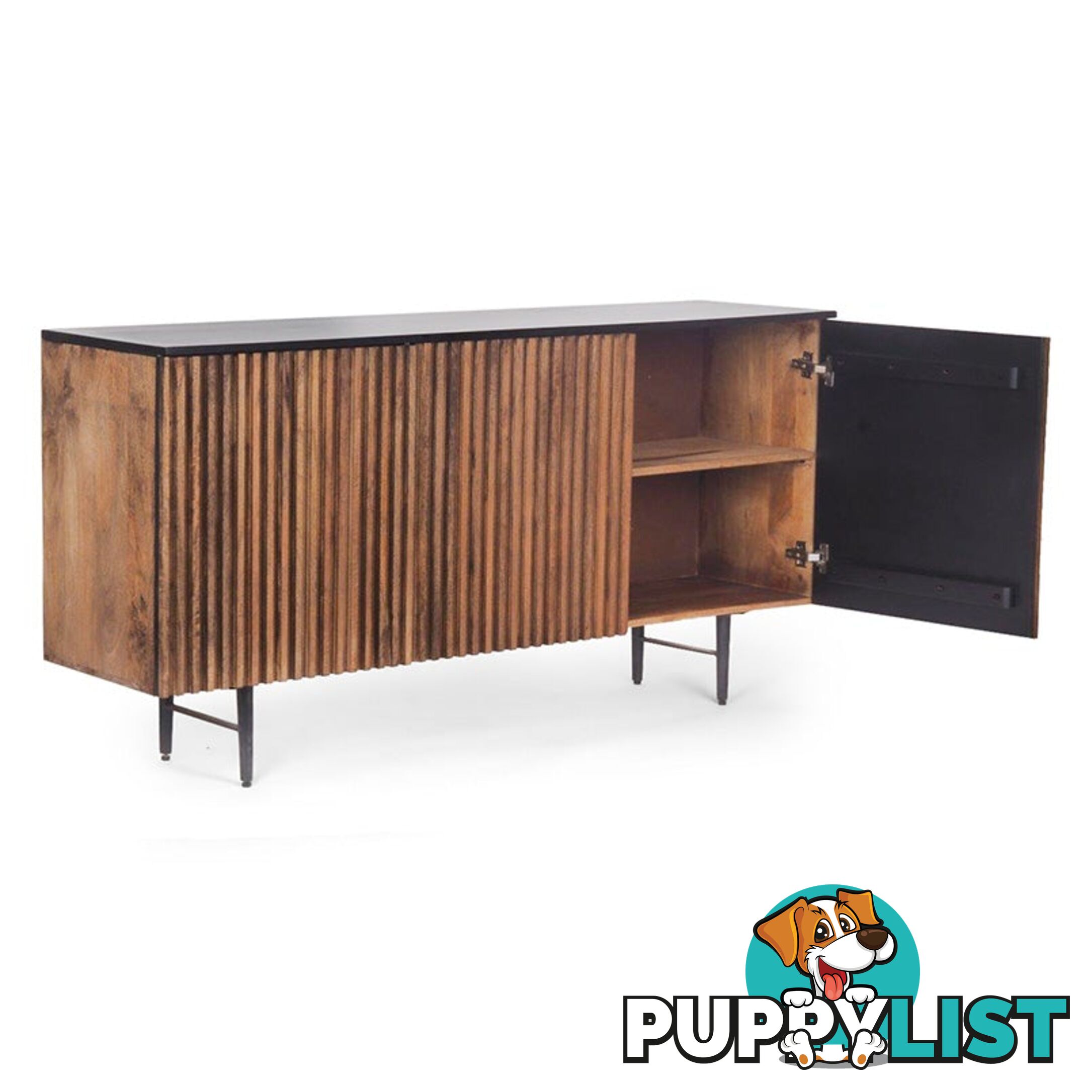 DAIKAN Sideboard 160 cm Solid Mango Wood -  Honey - LX-2099 - 9334719011974