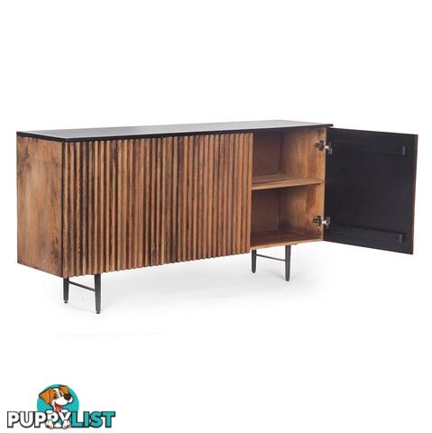 DAIKAN Sideboard 160 cm Solid Mango Wood -  Honey - LX-2099 - 9334719011974