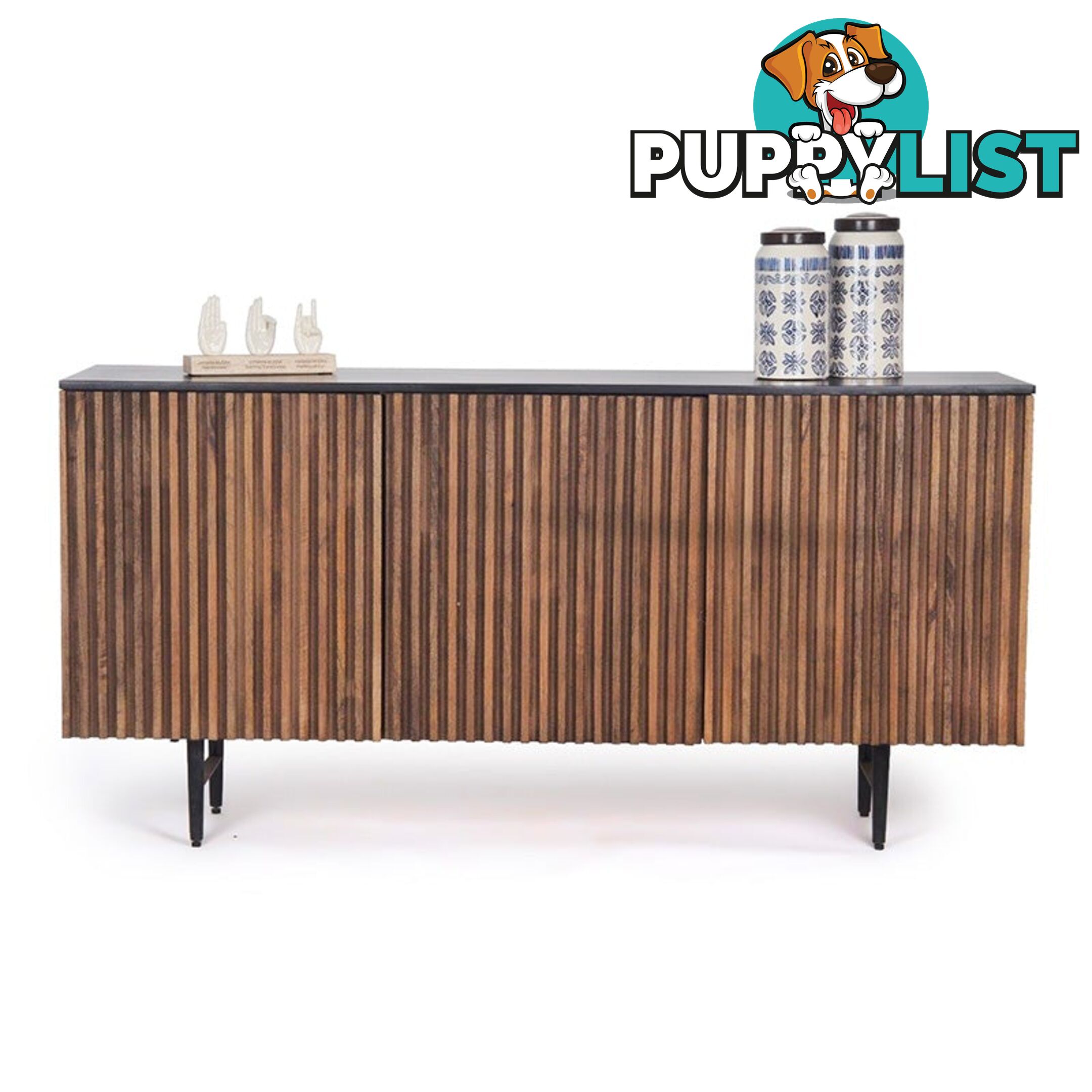 DAIKAN Sideboard 160 cm Solid Mango Wood -  Honey - LX-2099 - 9334719011974