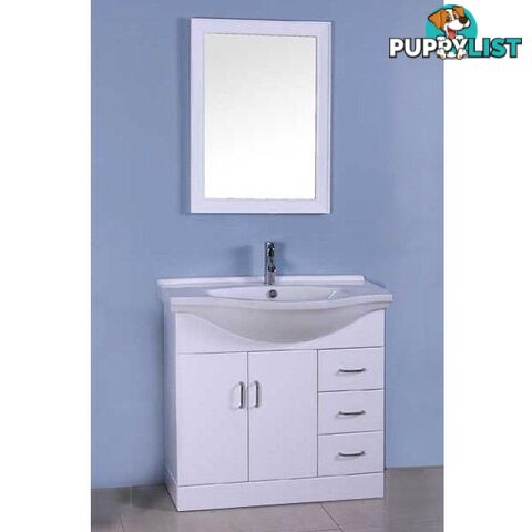 Single White Bathroom Vanity - XDF004 - 9334719000411