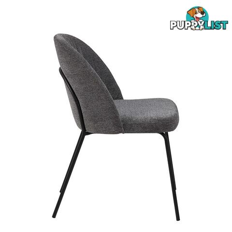 MILANI Dining Chair - Anthracite - AC-0000087200 - 5713941126009