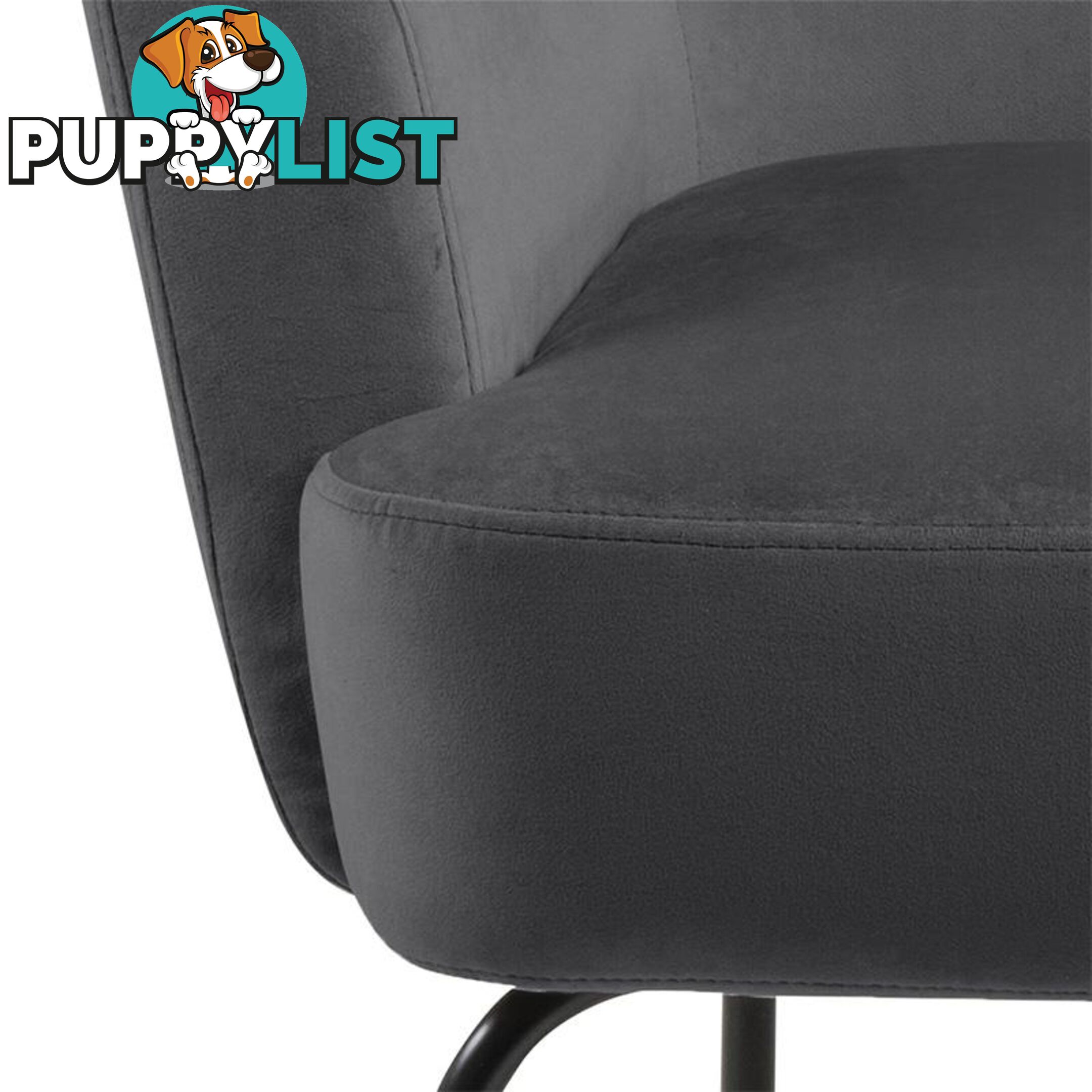 MONROE Lounge Chair - Dark Grey - AC-0000090653 - 5713941165831