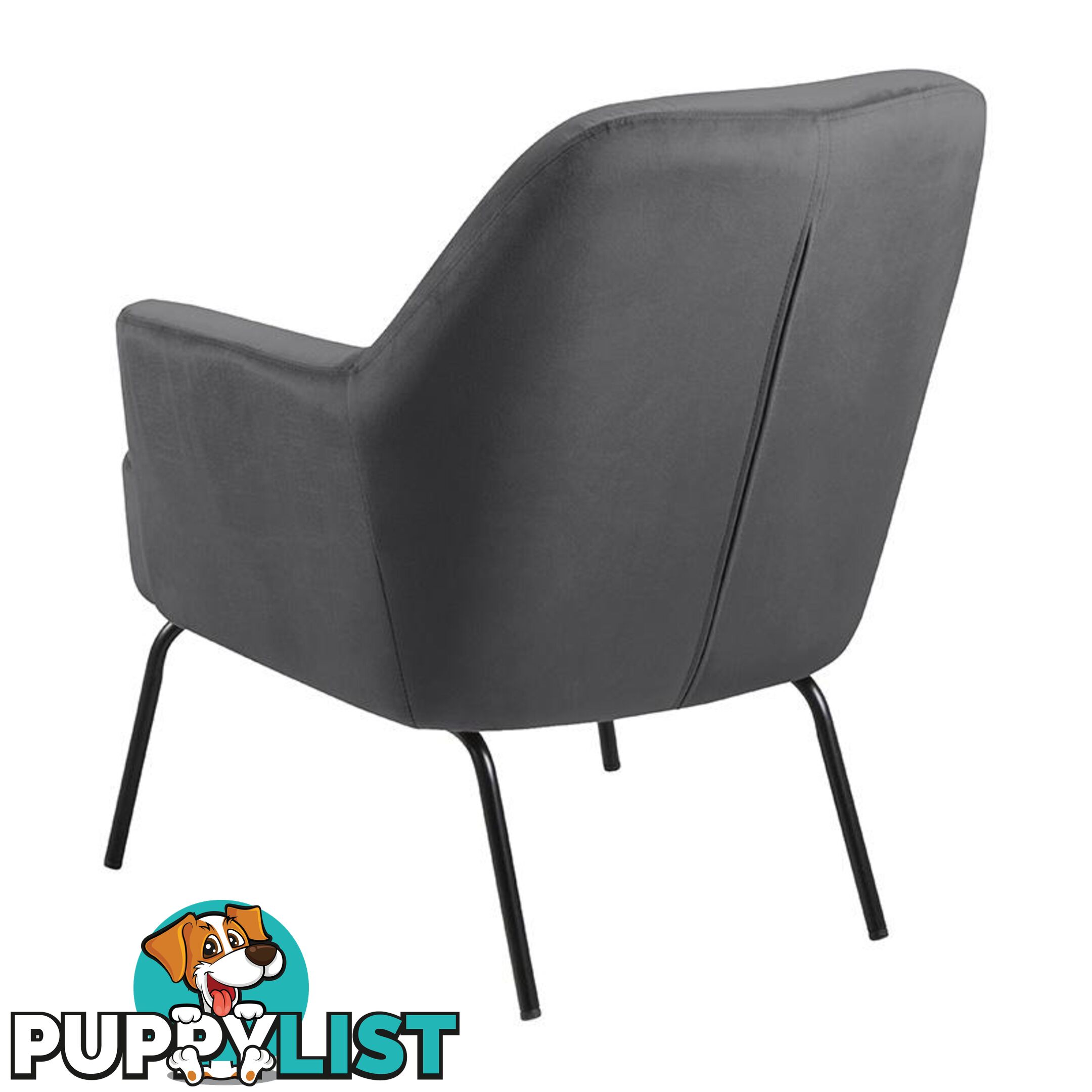 MONROE Lounge Chair - Dark Grey - AC-0000090653 - 5713941165831