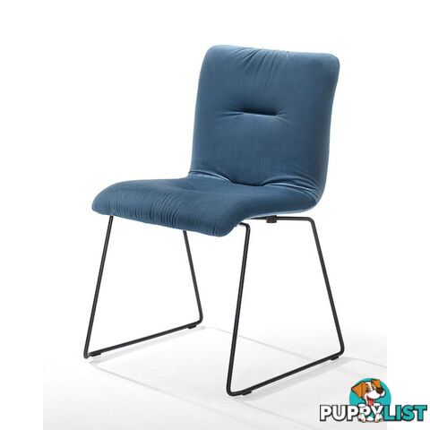 NORVIN Dining Chair - Black & Blue - MI-C913 - 9334719007625