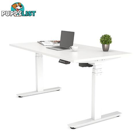 AGILE PRO Electric 2 Column Sit Standing Desk - 1200mm to 1800mm - Oak & Black - OG_AGE2SSD157