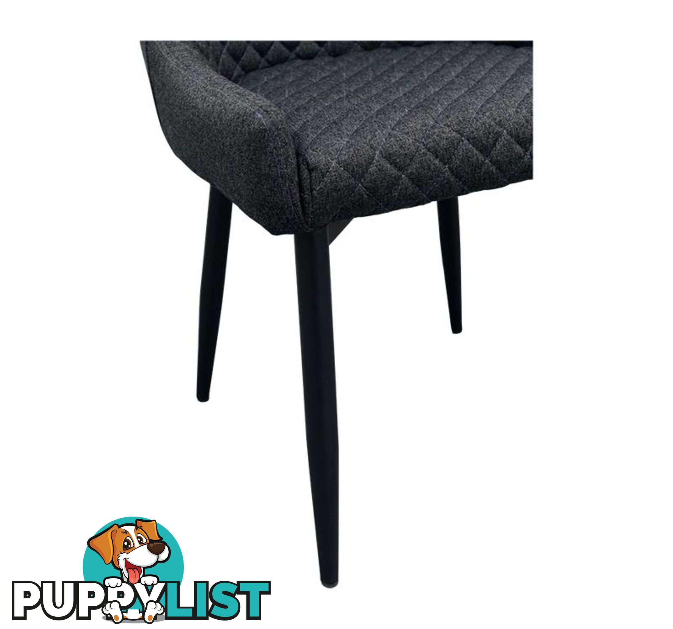 DANYA Dining Chair - Dark Grey - 35980004 - 5704745073026