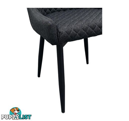 DANYA Dining Chair - Dark Grey - 35980004 - 5704745073026