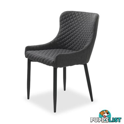 DANYA Dining Chair - Dark Grey - 35980004 - 5704745073026