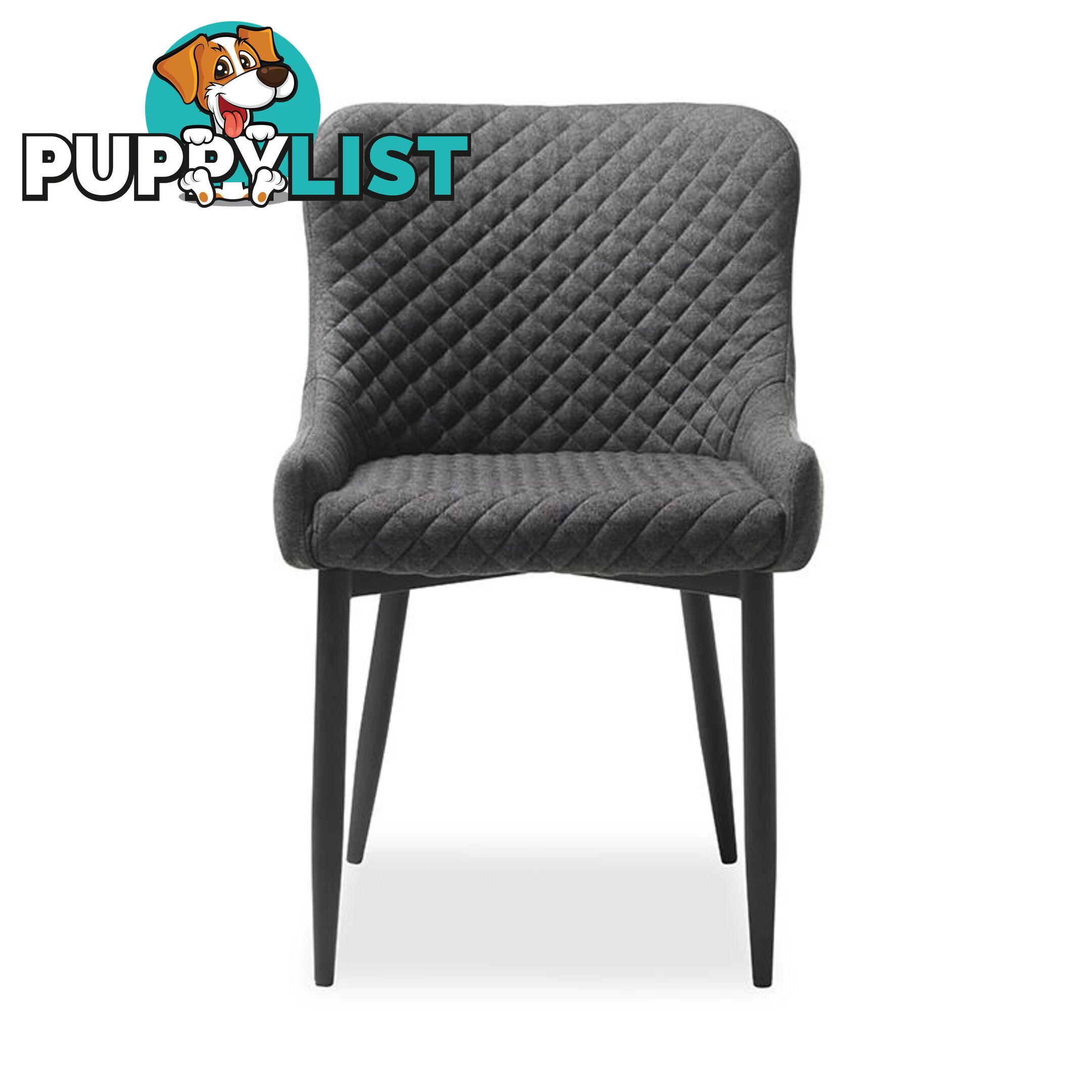 DANYA Dining Chair - Dark Grey - 35980004 - 5704745073026