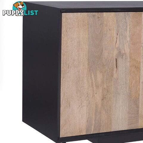 RADLEY Sideboard 180 cm Solid Mango Wood - Natural & Black - LX-2104 - 9334719011943