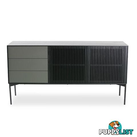 SEGAN Sideboard 160cm - Black - DI-J9695 - 9334719002019