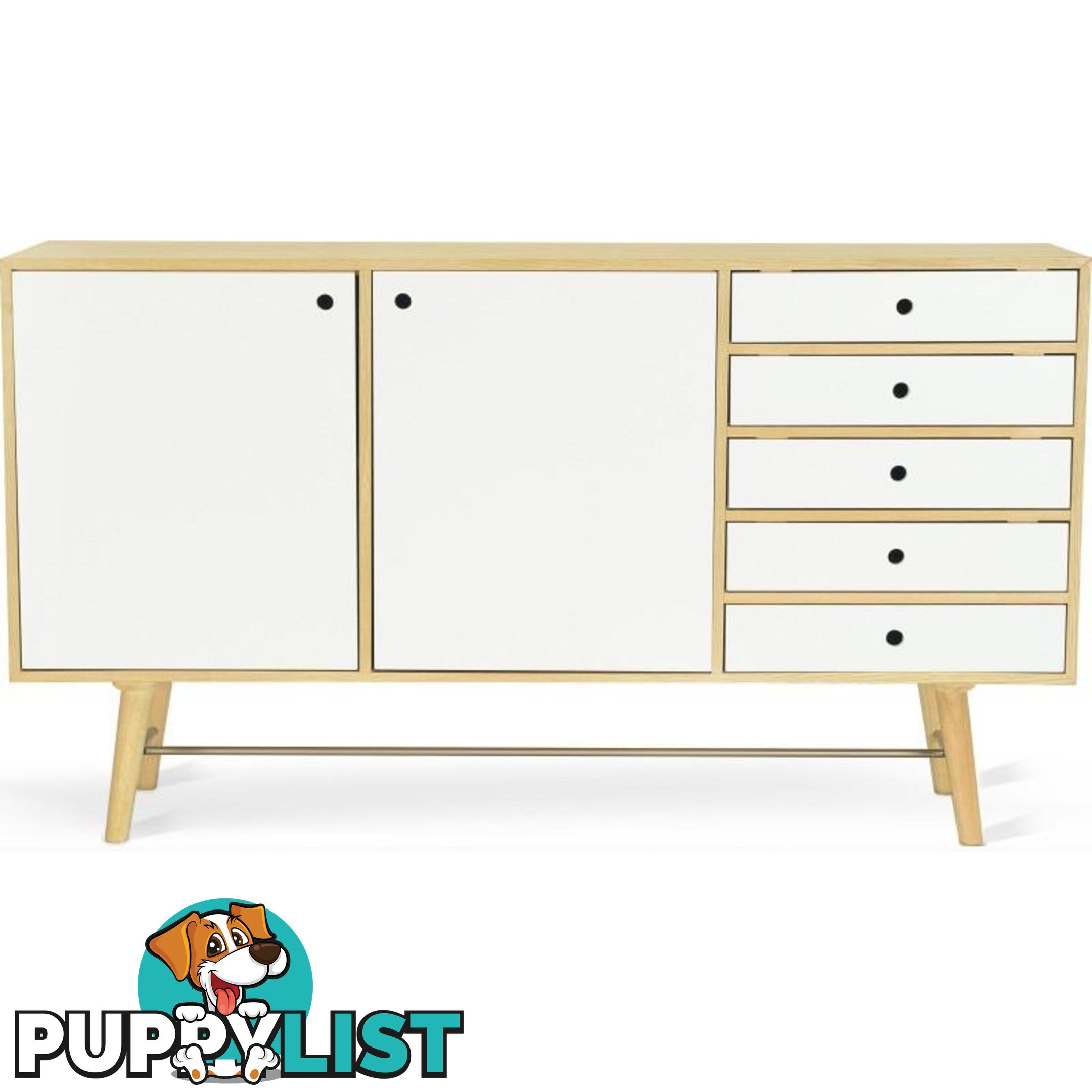 AXTELL Sideboard  1.8m - White - 3469009 - 9334719009124