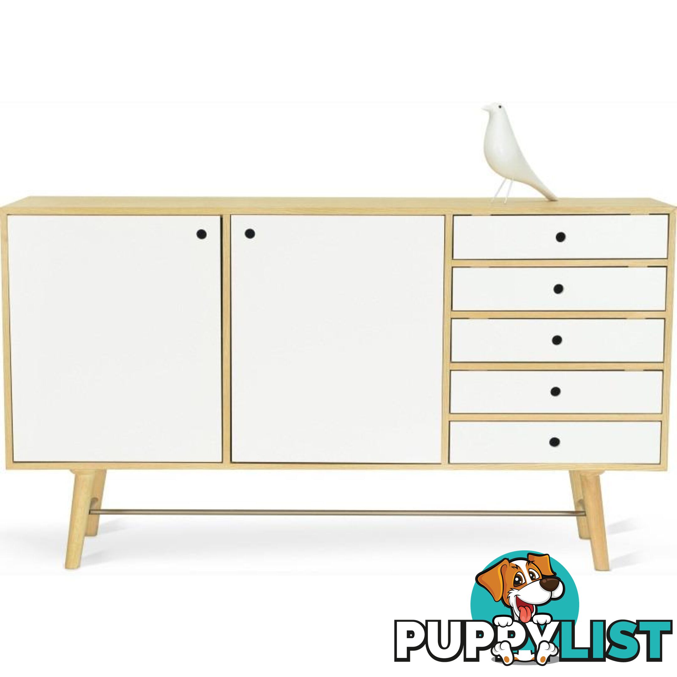 AXTELL Sideboard  1.8m - White - 3469009 - 9334719009124