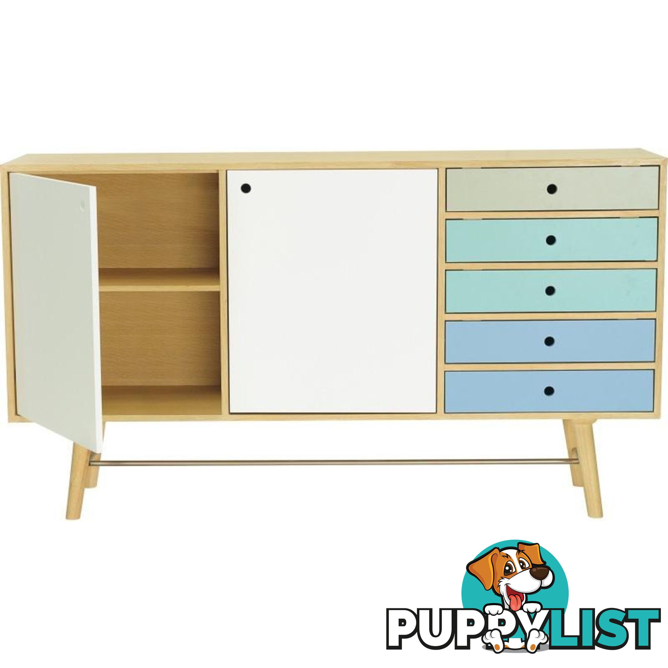 AXTELL Sideboard  1.8m - White - 3469009 - 9334719009124