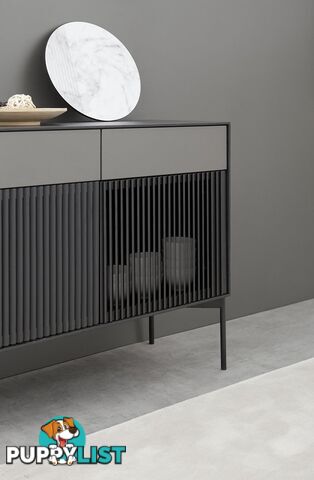 SEGAN Sideboard 110cm - Black - DI-J9696 - 9334719002026