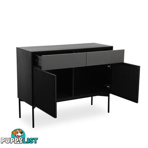 SEGAN Sideboard 110cm - Black - DI-J9696 - 9334719002026