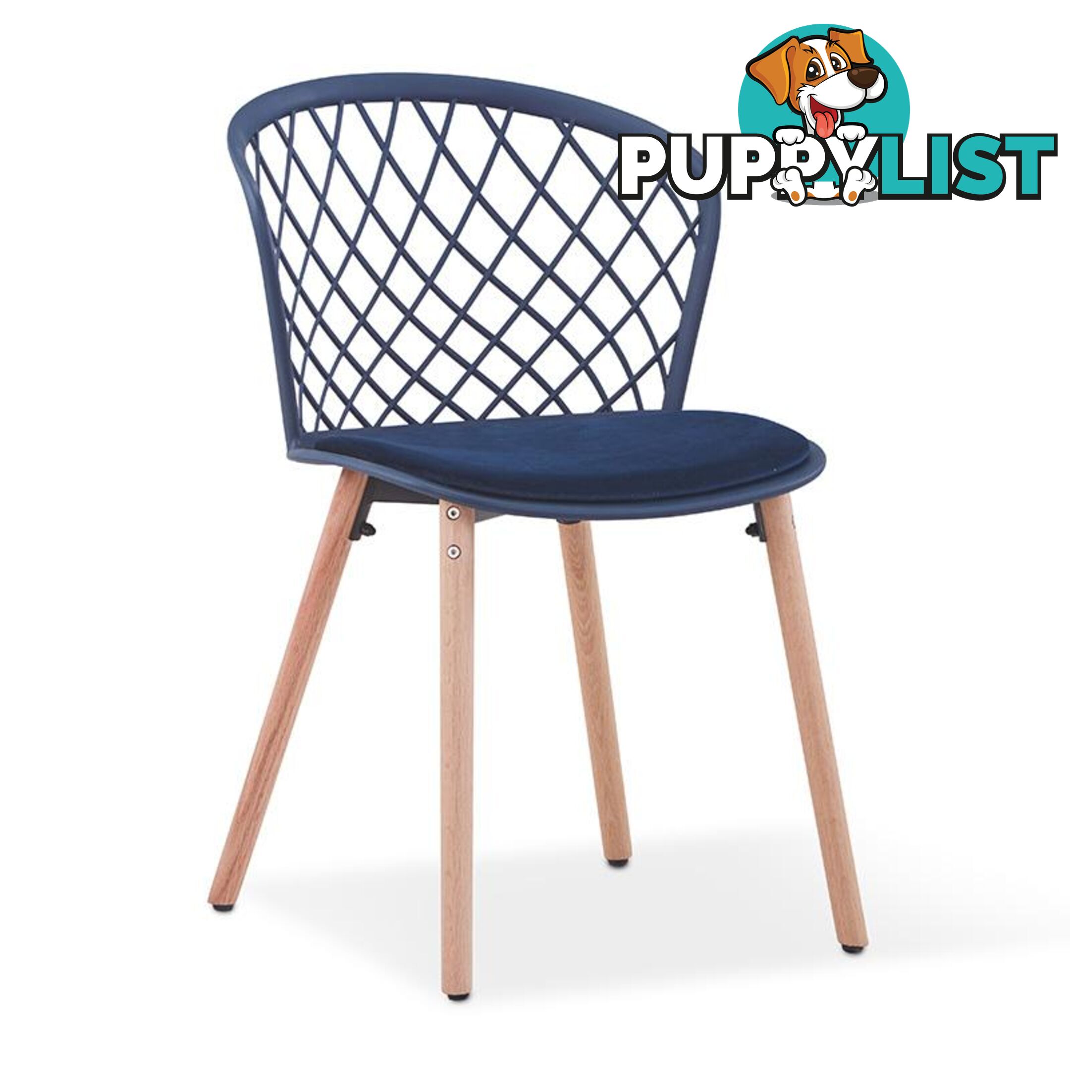 ATALIA Dining Chair - Blue - DT-C1243A-77 - 9334719002088