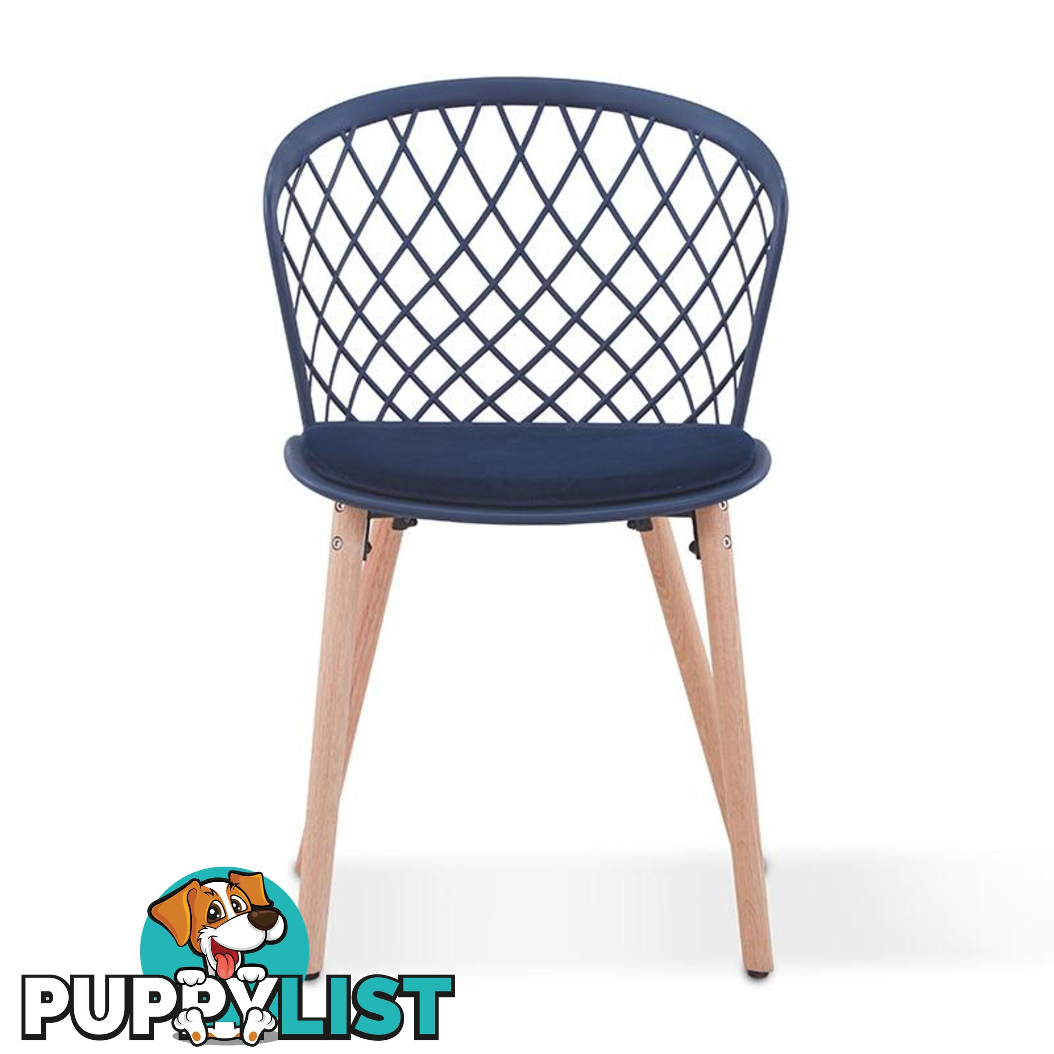 ATALIA Dining Chair - Blue - DT-C1243A-77 - 9334719002088