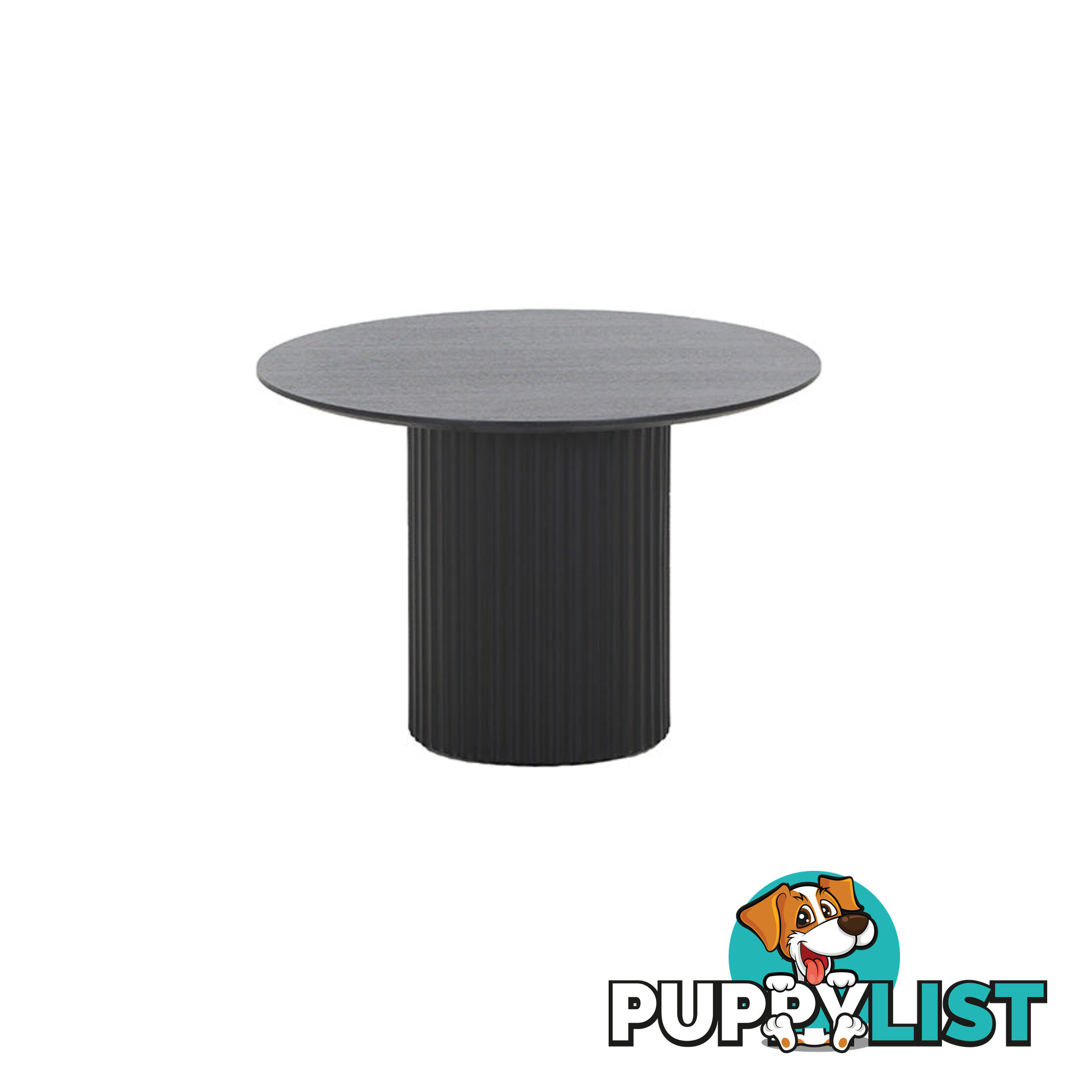 TULLY Round Coffee Table 80cm - Black - DI-J5814A - 9334719011837