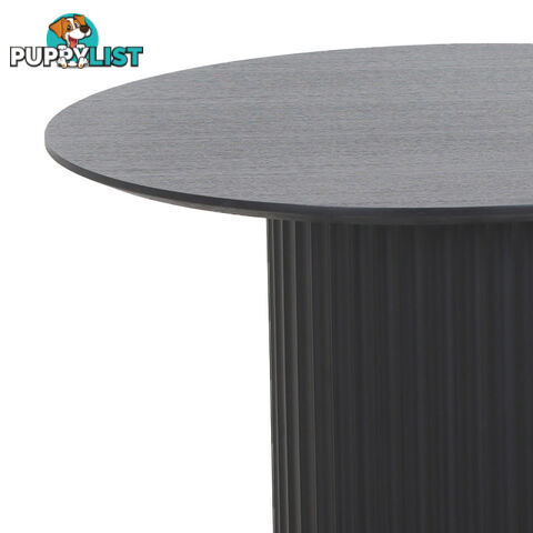 TULLY Round Coffee Table 80cm - Black - DI-J5814A - 9334719011837