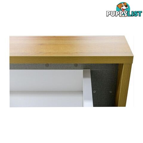 ZIVA Reception Desk 1.8M with Left Panel - White - MF-22RKH001 - 9334719001203