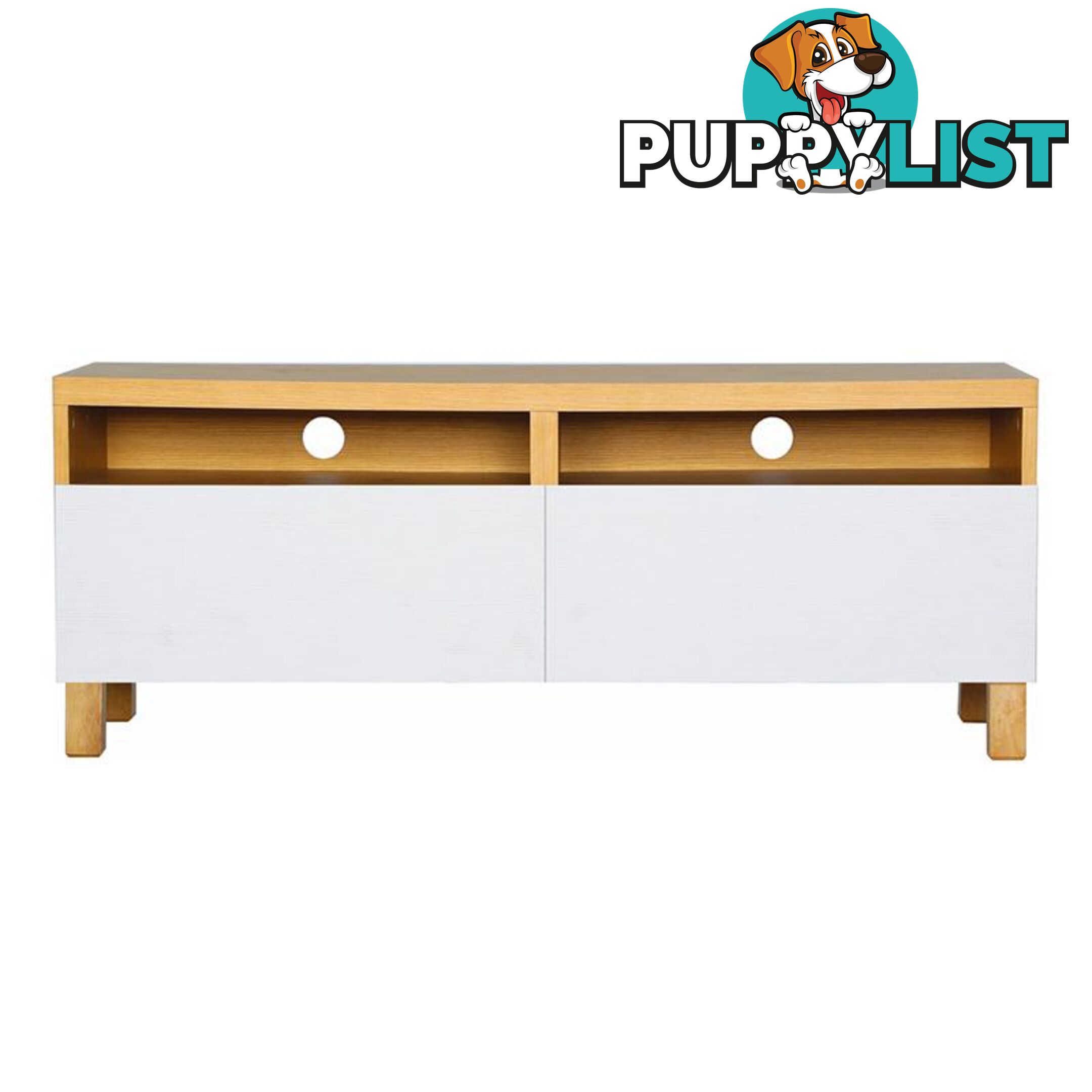 GORDY TV Entertainment Unit 120cm - Oak Colour - 334001 - 9334719008738