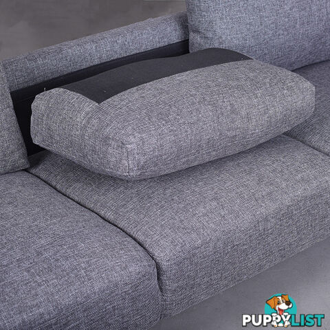 VALDIS 3-4 Seater Sofa - Dark Grey - HD-9941 - 9334719009629