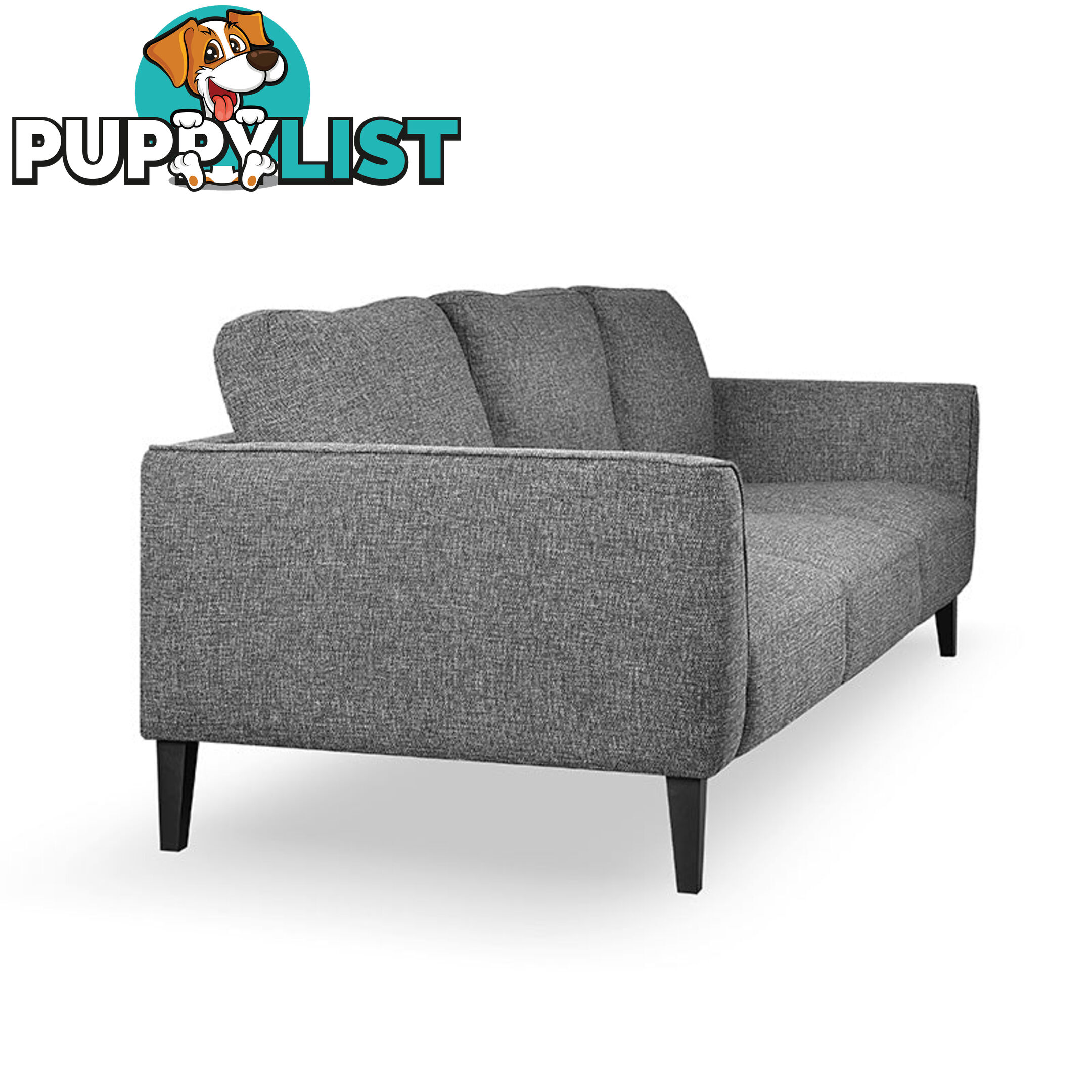 VALDIS 3-4 Seater Sofa - Dark Grey - HD-9941 - 9334719009629