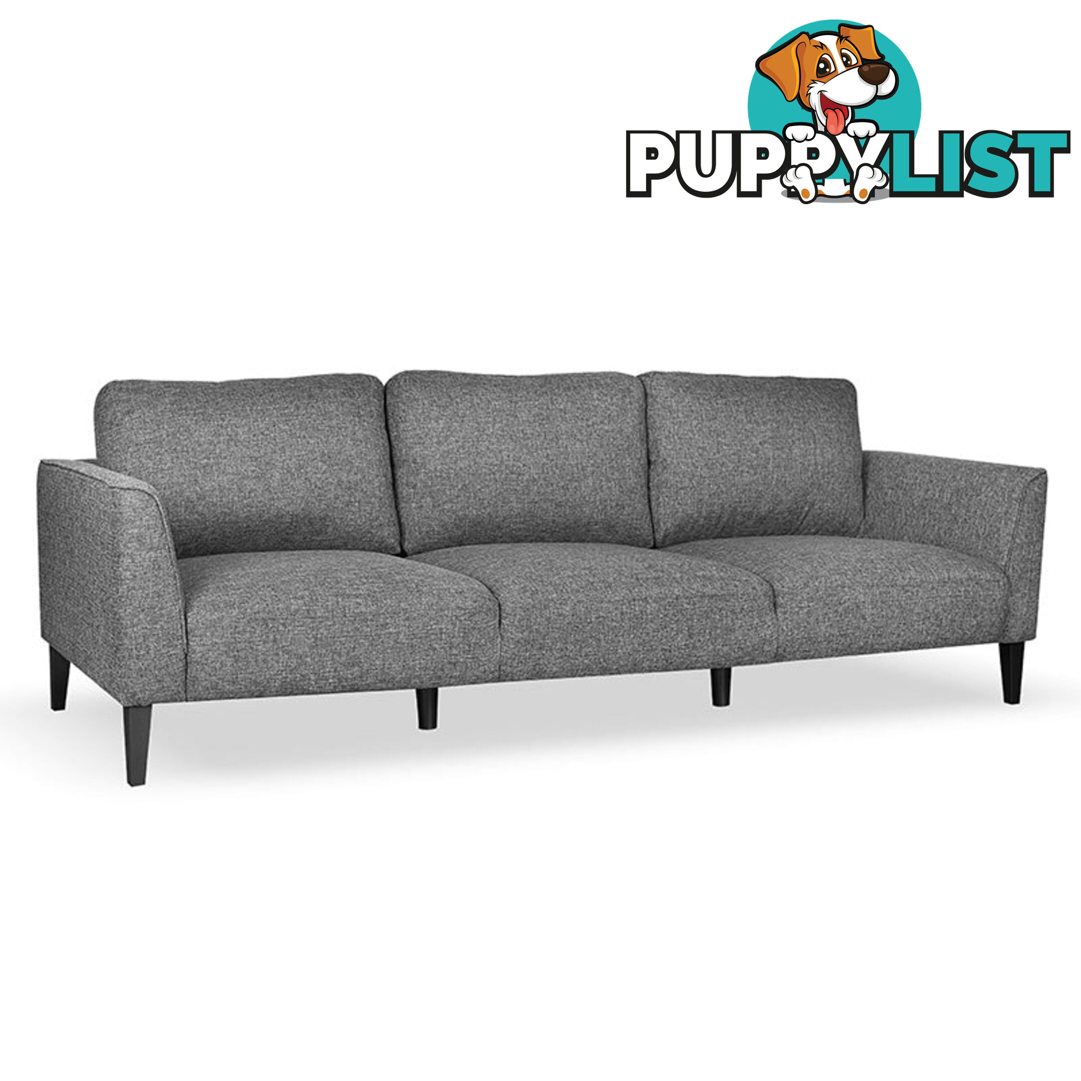 VALDIS 3-4 Seater Sofa - Dark Grey - HD-9941 - 9334719009629