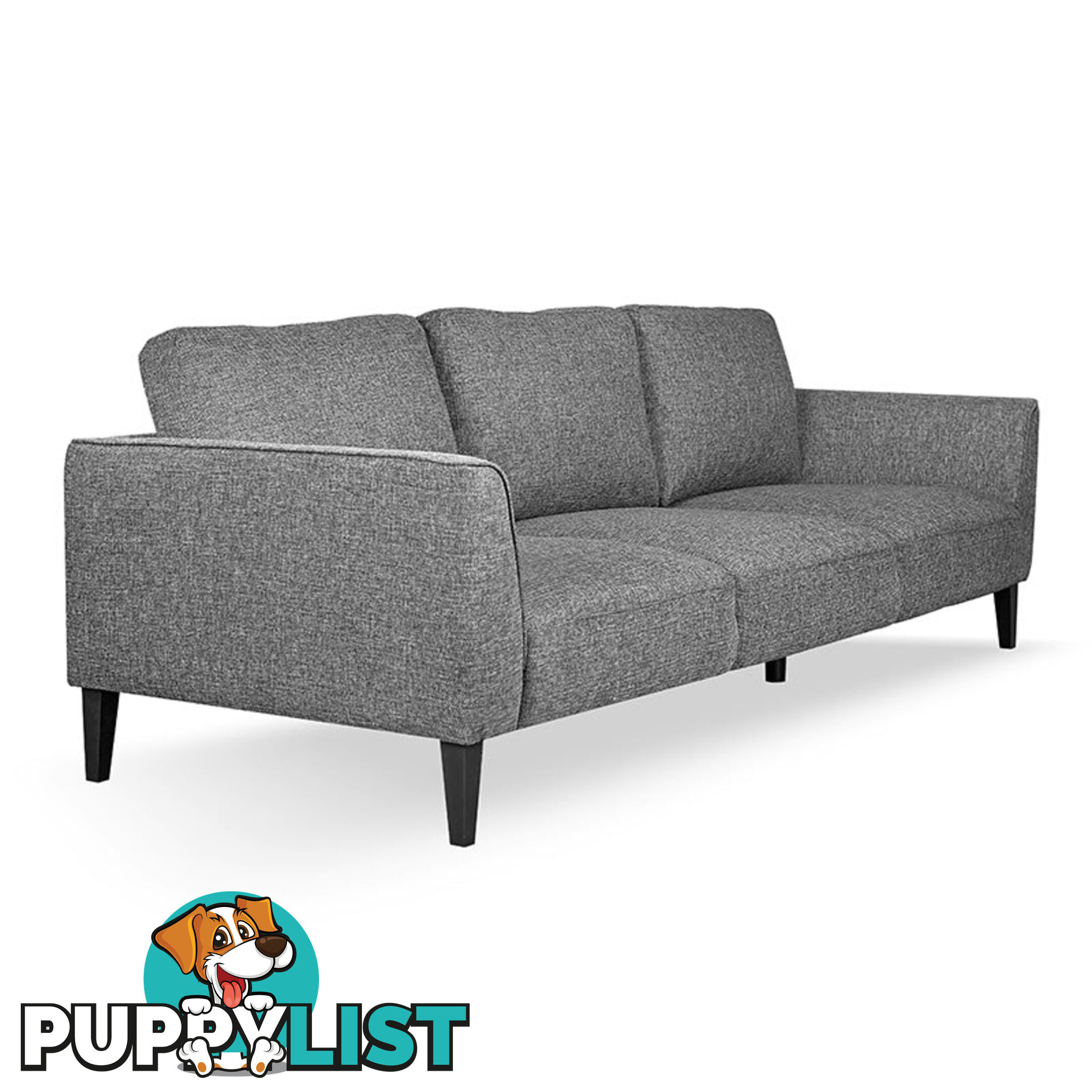 VALDIS 3-4 Seater Sofa - Dark Grey - HD-9941 - 9334719009629