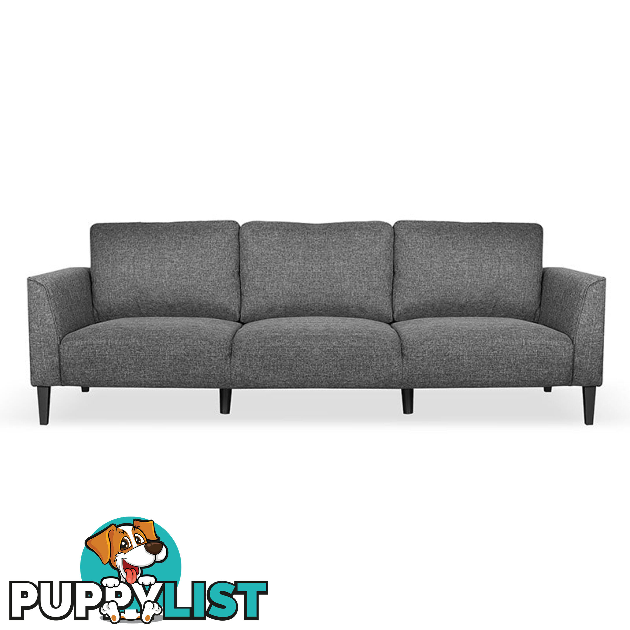 VALDIS 3-4 Seater Sofa - Dark Grey - HD-9941 - 9334719009629