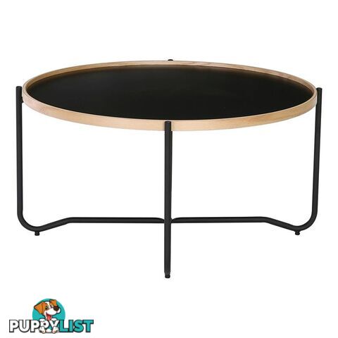 TANIX Coffee Table - Round - Black - 132010 - 9334719004952