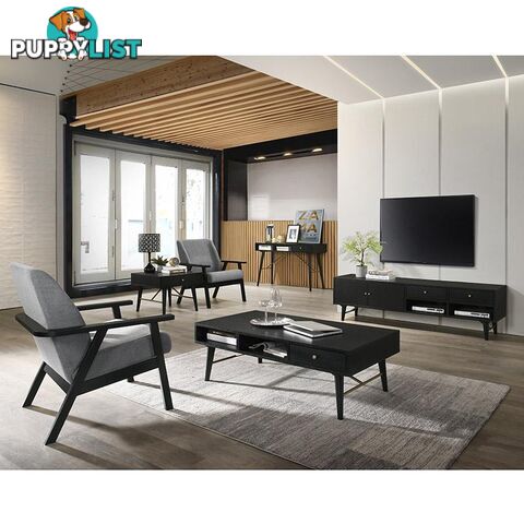 RANIA Entertainment TV Unit 170cm - Black - MI-BH652 - 9334719007670