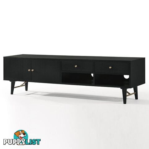 RANIA Entertainment TV Unit 170cm - Black - MI-BH652 - 9334719007670