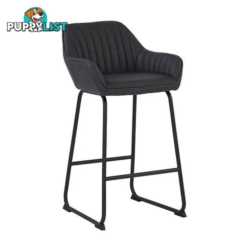 EKON Counter Stool - Brunette & Black - 248009 - 9334719003672