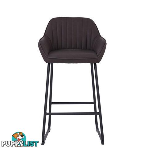 EKON Counter Stool - Brunette & Black - 248009 - 9334719003672