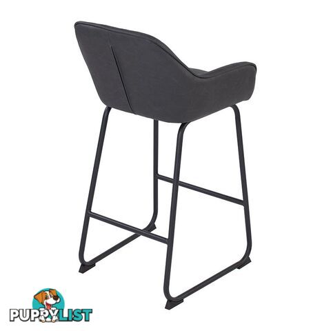 EKON Counter Stool - Brunette & Black - 248009 - 9334719003672