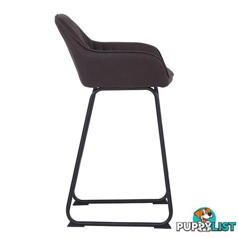 EKON Counter Stool - Brunette & Black - 248009 - 9334719003672