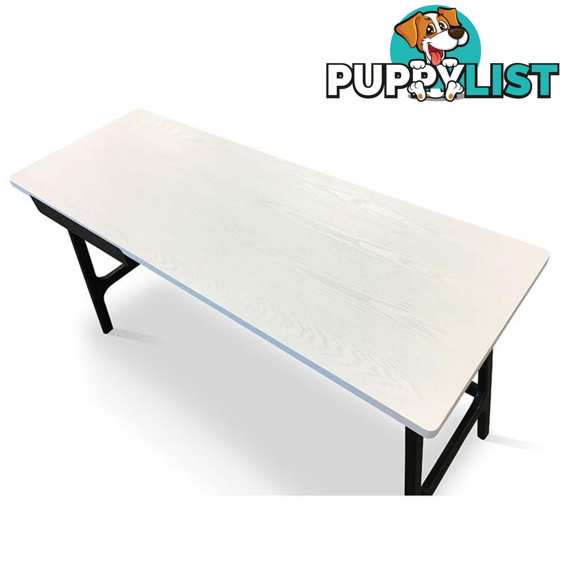 MOREY Study Desk - White & Black - 1349033 - 9334719005348