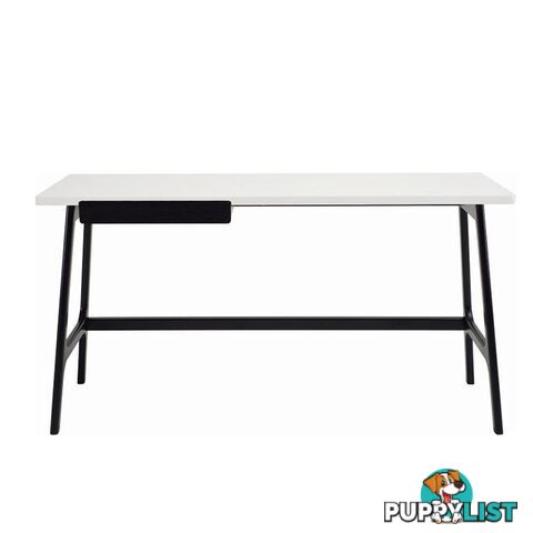 MOREY Study Desk - White & Black - 1349033 - 9334719005348